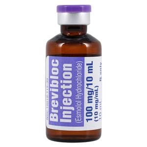 Brevibloc Injection 10mg/mL SDV 10mL Each