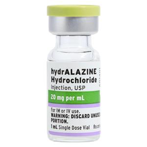 Hydralazine HCl Injection 20mg/mL SDV 1mL Each
