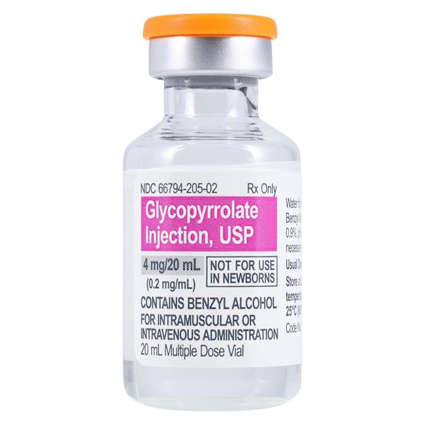 Glycopyrrolate Injection 0.2mg/mL MDV Each