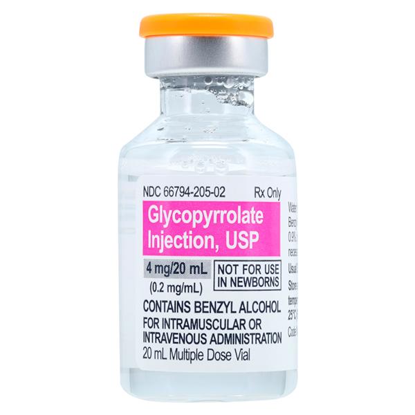 Glycopyrrolate Injection 0.2mg/mL MDV Each