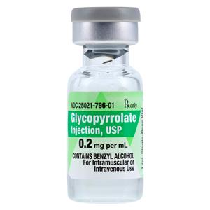 Glycopyrrolate Injection 0.2mg/mL SDV 1mL Each
