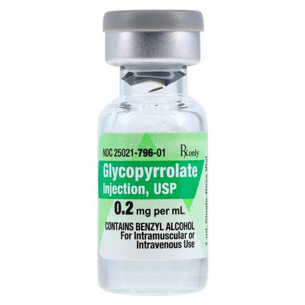 Glycopyrrolate Injection 0.2mg/mL SDV 1mL Each