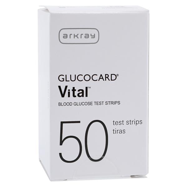 Glucocard Vital Blood Glucose Test Strips For DME CLIA Waived 50/...