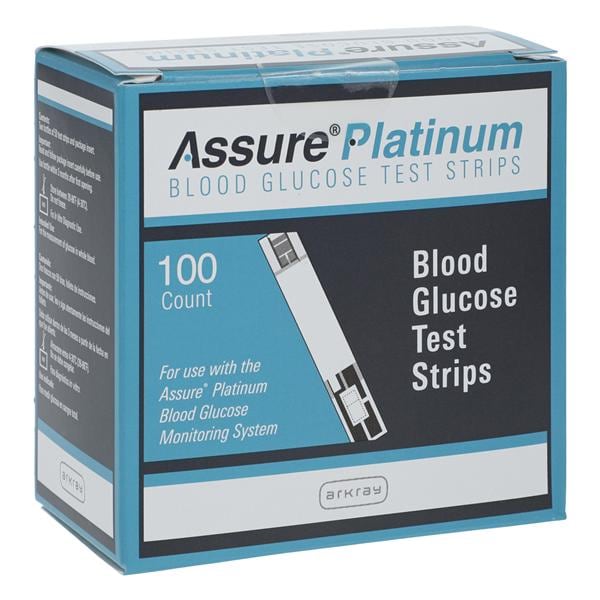 Assure Platinum Blood Glucose Test Strips CLIA Waived 100 Count 1...