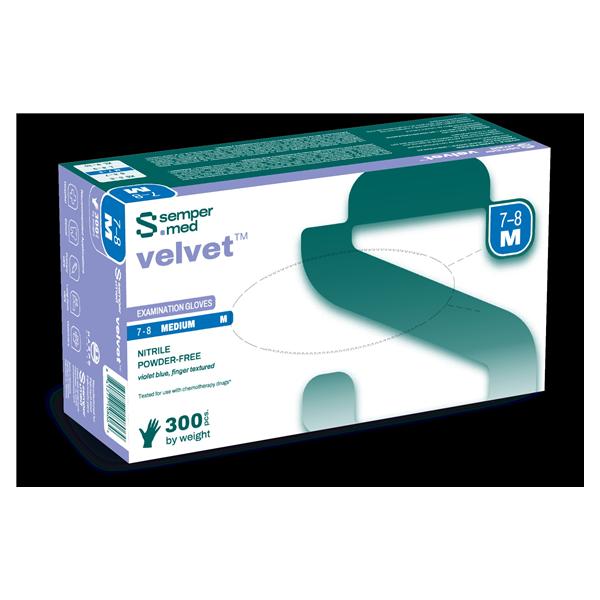 StarMed Plus Nitrile Exam Gloves X-Small Purple Non-Sterile