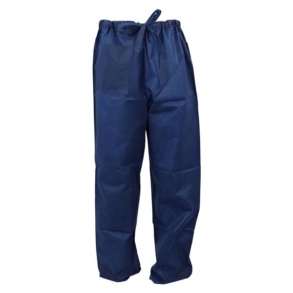 Scrub Pant Spunbonded Polypropylene Small Dark Blue 10/Bg