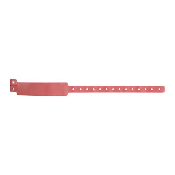 Veri-Color Insert Wristband Vinyl Red Adult 500/Bx