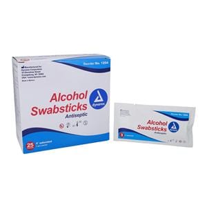 Prep Swabstick Isopropyl Alcohol 70% 3's Non-Sterile, 10 BX/CA