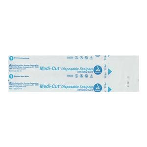 Medicut Disposable Surgical Scalpel #15 Stainless Steel Blade Sterile