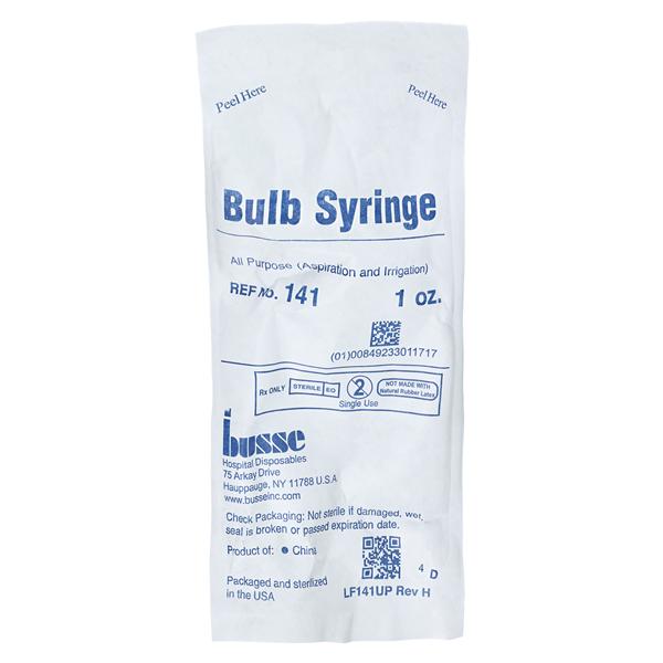 Ear Syringe 14mm PVC Sterile Disposable 50/Case