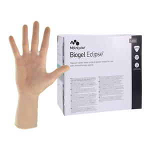 Biogel Eclipse Surgical Gloves 7.5 Straw, 4 BX/CA
