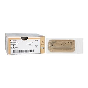 Surgigut Suture Chromic Gut Monofilament 3-0 30" Absorbable V-20...