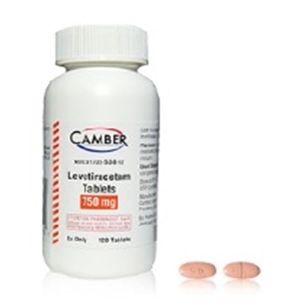 Levetiracetam Tablets 750mg Bottle 120/Bottle Each