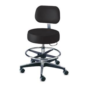 C11001B Series Exam Stool Black 250lb Capacity