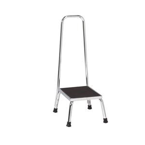 Step Stool Chrome 4 Leg 1/Ea