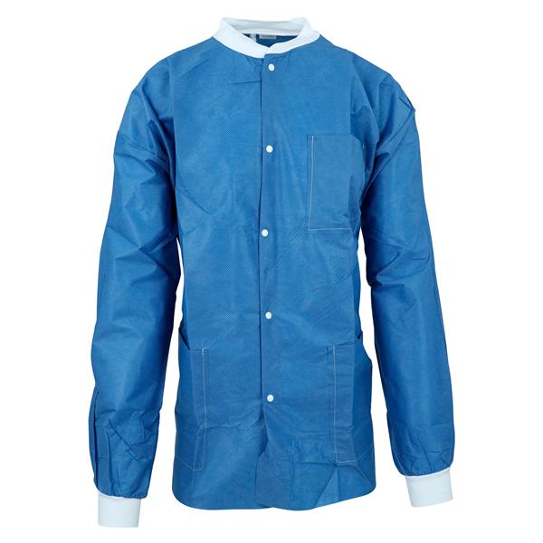 Premium Lab Jacket 3 Layer SMS Large Ceil Blue 10/Pk