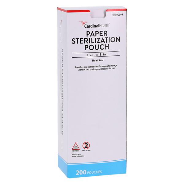 Sterilization Pouch Heat Seal 3 in x 8 in 200/Pk