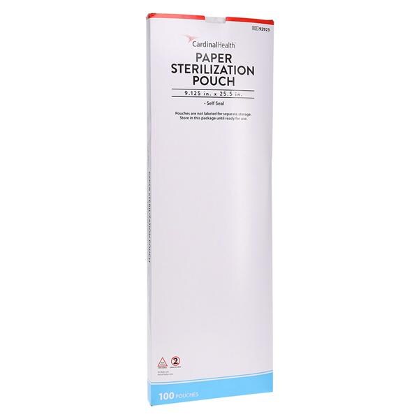 Sterilization Pouch Self Seal 9.125 in x 25.5 in 100/Pk