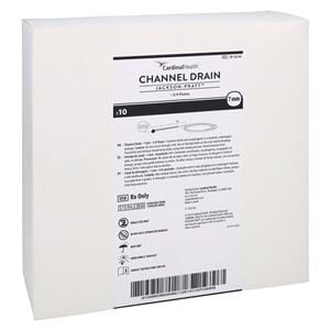 Jackson-Pratt Silicone Channel Drain Flat Tip 3/4 Fluted