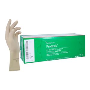 Protexis PI Neu-Thera Synthetic Polyisoprene Surgical Gloves 6 Cream 50/Bx, 4 BX/CA