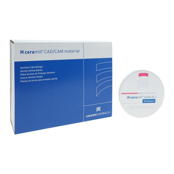 Ceramill Zolid FXML Zirconia Disc A3.5/A4 98x20 Ea