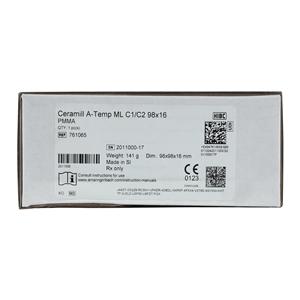 Ceramill A-Temp Multilayer Stained PMMA Gradient Disc C1/C2 98x16 1/Bx