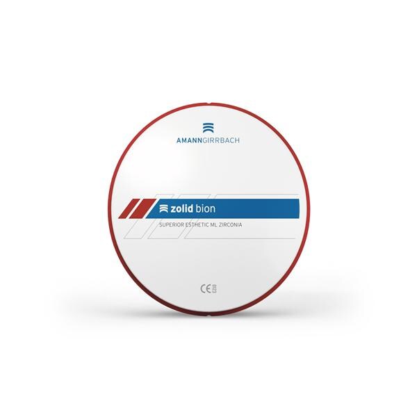Zolid Bion Zirconia Disc A1 98x14 1/Ea