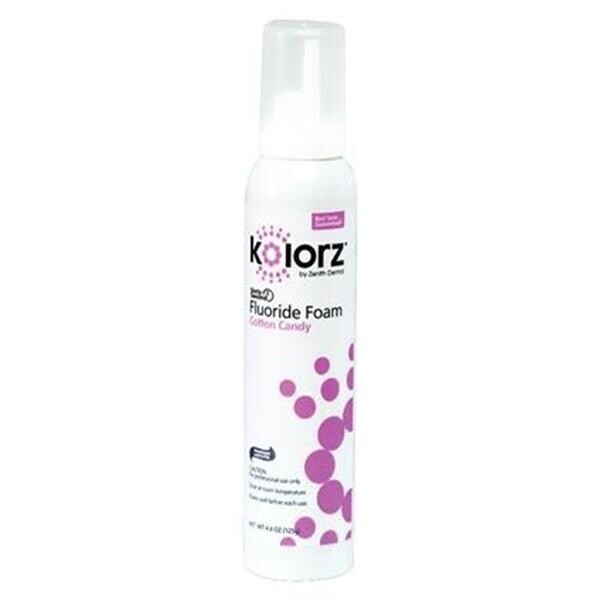 Kolorz Fluoride Foam 1.23% APF Cotton Candy Ea