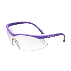 Eyewear Protective Clear Lens / Purple Frame Ea