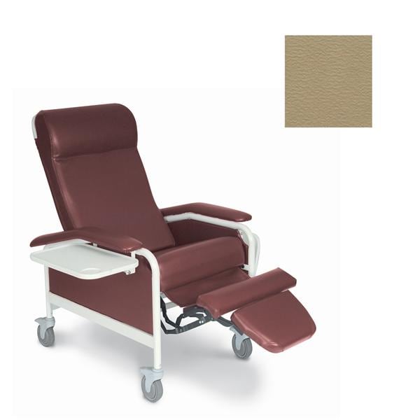 CareCliner Clinical Recliner Vinyl 275lb Capacity Taupe Each