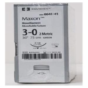 Maxon Suture 3-0 30" Polyglyconate Copolymer Monofilament C-14 Green 36/Ca