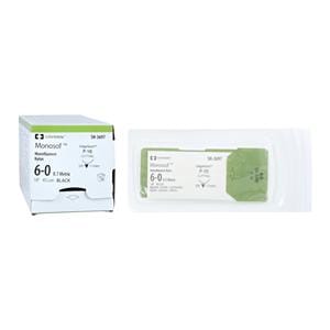 Monosof Suture Nylon Monofilament 6-0 18" Non-Absorbable P-10 Sur...