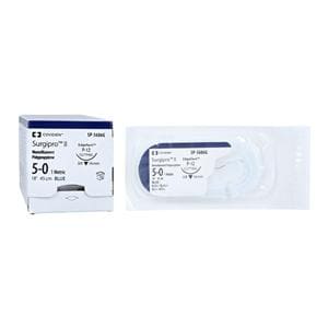 Surgipro II Suture Polypropylene Monofilament 5-0 18" Non-Absorba...