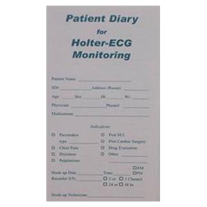 Patient Diary New For Holter 3-1/2x5-1/2" 100/Pk