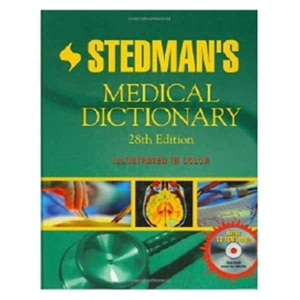 Stedman's Medical Dictionary Educational Book 28th Edition 2005 H...