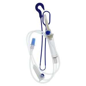 IV Solution Set Bag Hanger 10 Drops/mL 37" Male Luer Lock Adapter...