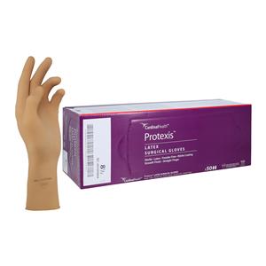 Nitrile / Latex Surgical Gloves 8.5 Light Brown 50/Pr/Bx, 4 BX/CA