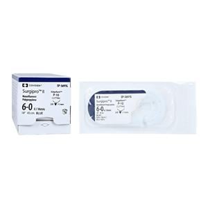 Surgipro II Suture Polypropylene Monofilament 6-0 18" Non-Absorba...