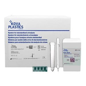 KOVA Plastics System PAC II Urinalysis Test Kit With 100 Slides/4...