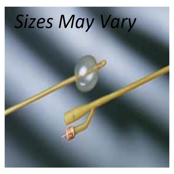 Lubricath 2-Way Foley Catheter Medium Coude Tip Hdrphlc Plmr Ct Ltx 16Fr 30cc