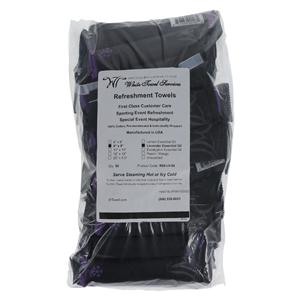 Refreshment Towel Disposable Cotton Lavender 9 in x 9 in White 50...