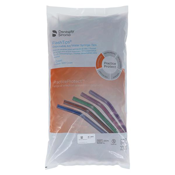 FlashTips Air / Water Syringe Tip Assorted Disposable 1200/Bag