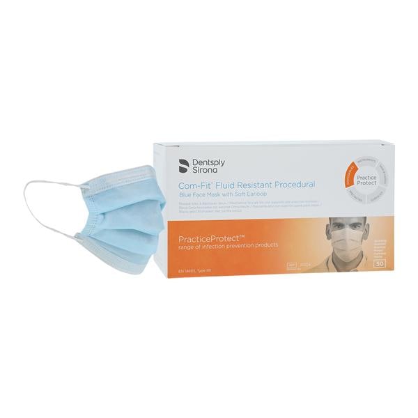 Com-Fit Earloop Mask ASTM Level 2 Blue Not Made From Natural Rubb...