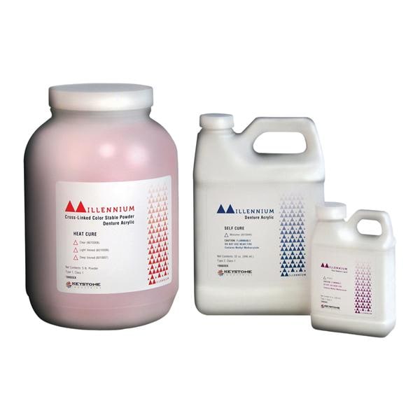 Millennium Denture Resin Heat Cure Clear 1Lb/Kt