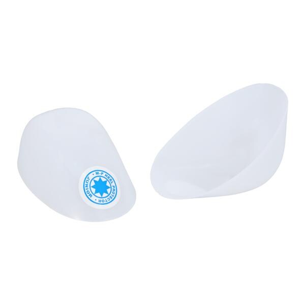 Protectors Cup Heel Plastic One Size Women Up to 7.5, 6 PR/CA