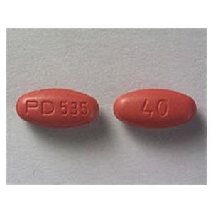 Accupril Tablets 40mg Bottle 90/Bottle Each