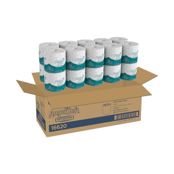 Angel Soft PS Bathroom Tissue White 2 Ply 20/Ca