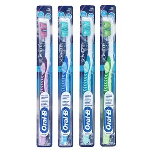 Oral-B Vivid White Manual Toothbrush Adult 35 Tuft Soft 12/Bx