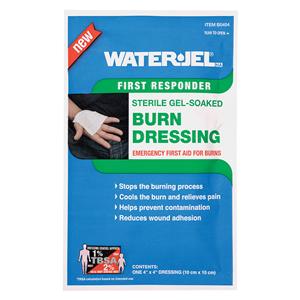 Water-Jel Non-Woven Gel Burn Dressing 4x4" Sterile White Each