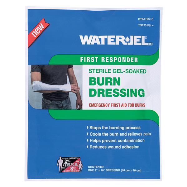 Water-Jel Gel Burn Dressing 4x16" Sterile White Each